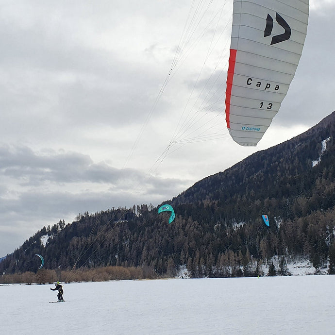 Prêt pour une session en snowkite ?