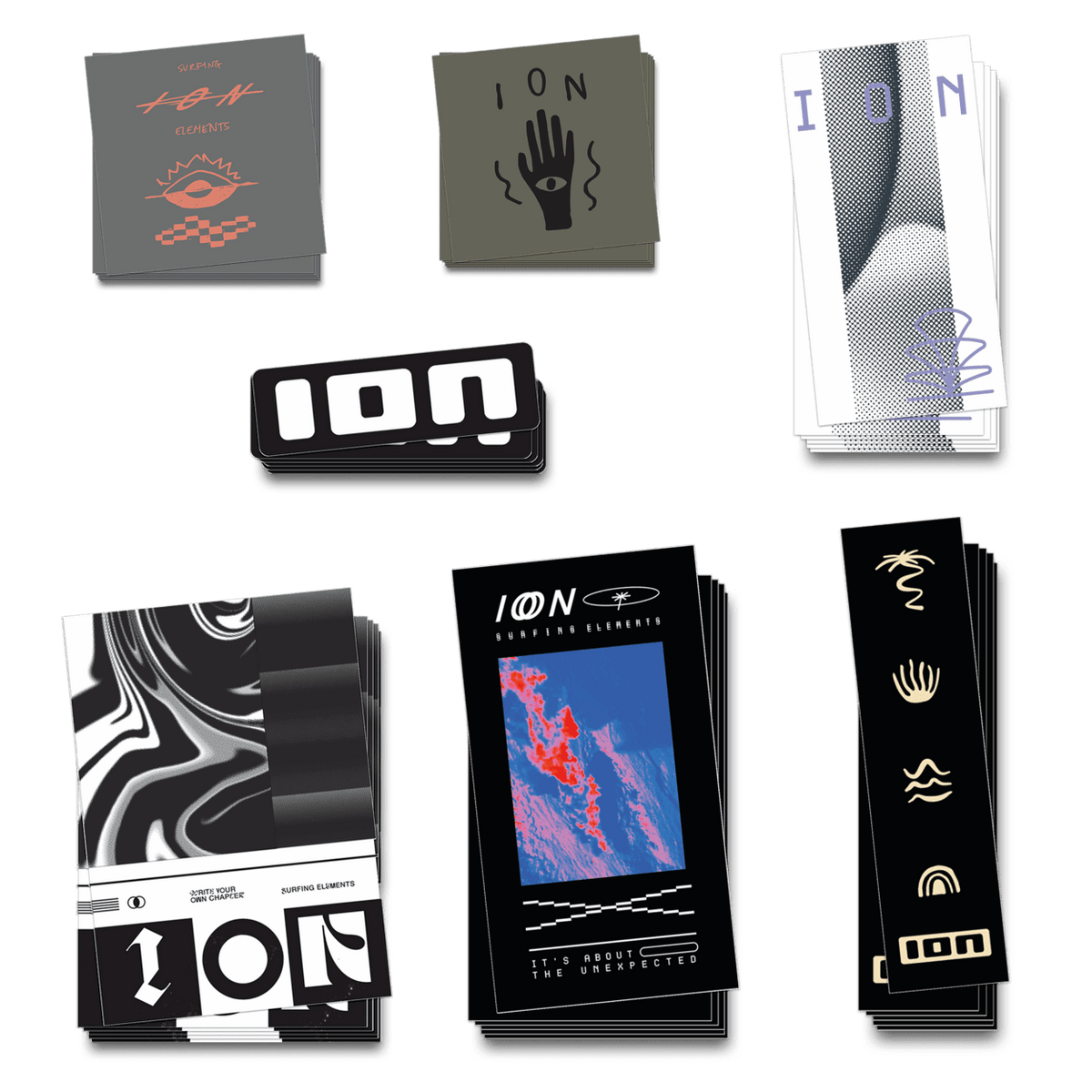 ION Stickerpack Icons (140pcs) 2026 - Welcome Surf Shop